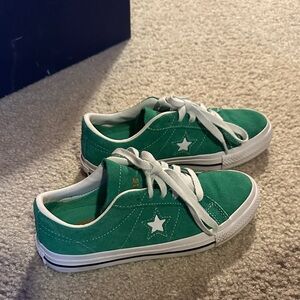 Green Kids Converse Cons Size 3.5
